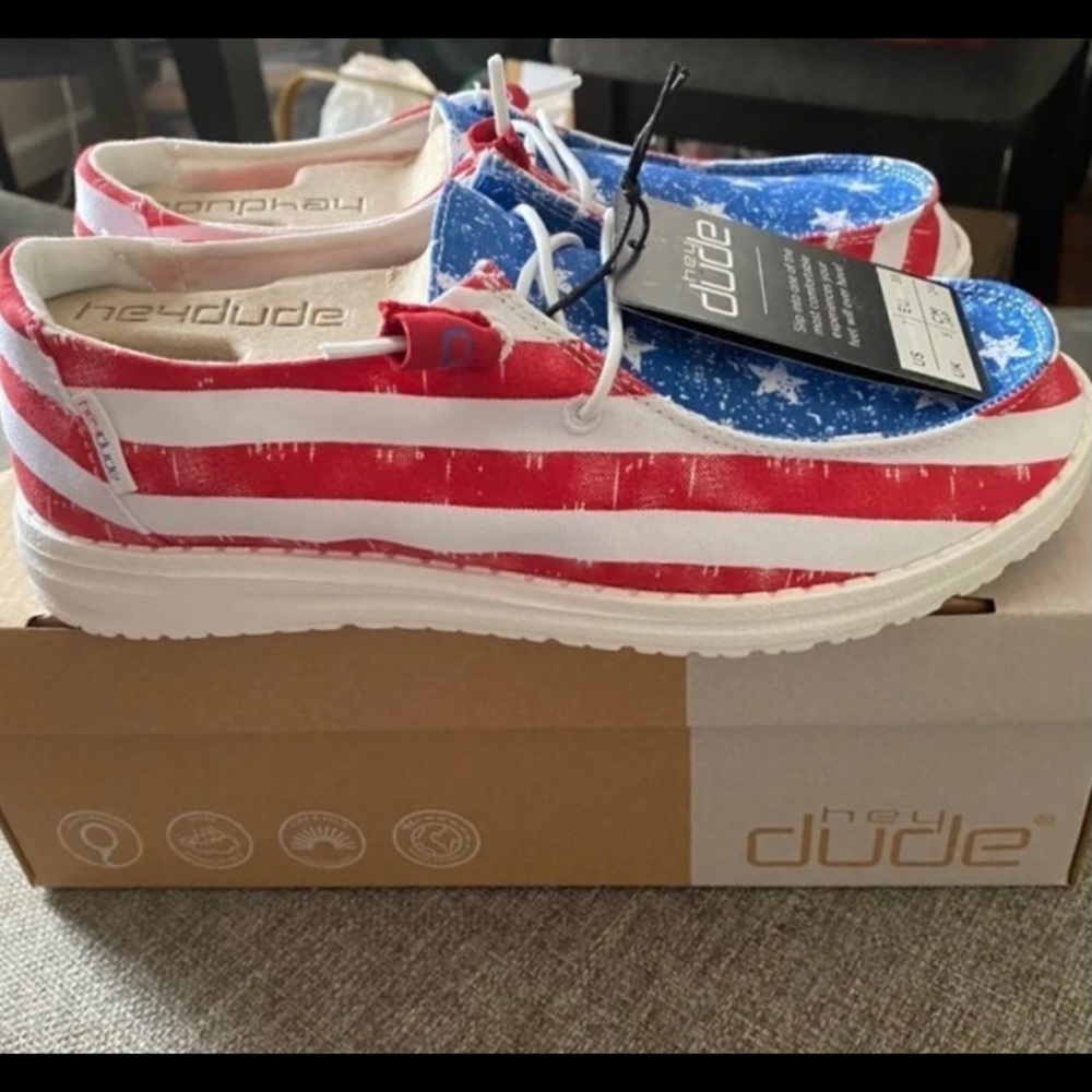 Wendy Star Spangled Hey Dude Shoes